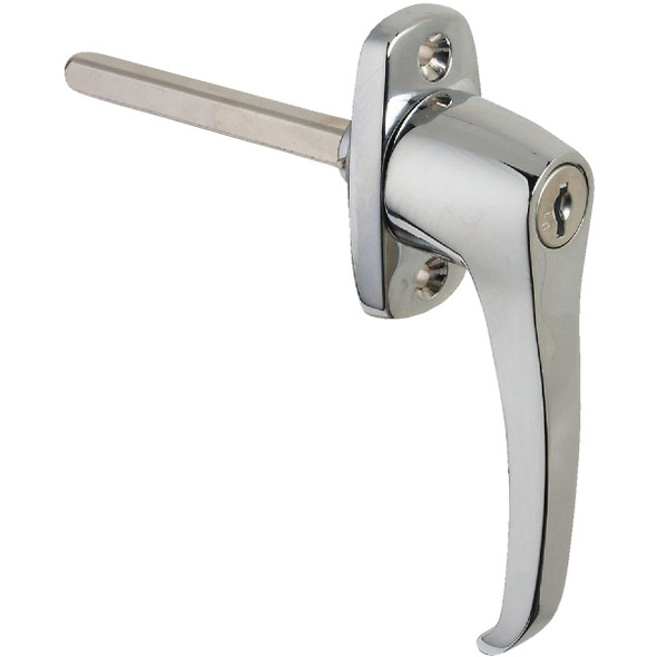 Prime-Line 1-3/4 In. Hole Centers Zinc Diecast L Locking Handle GD 52123