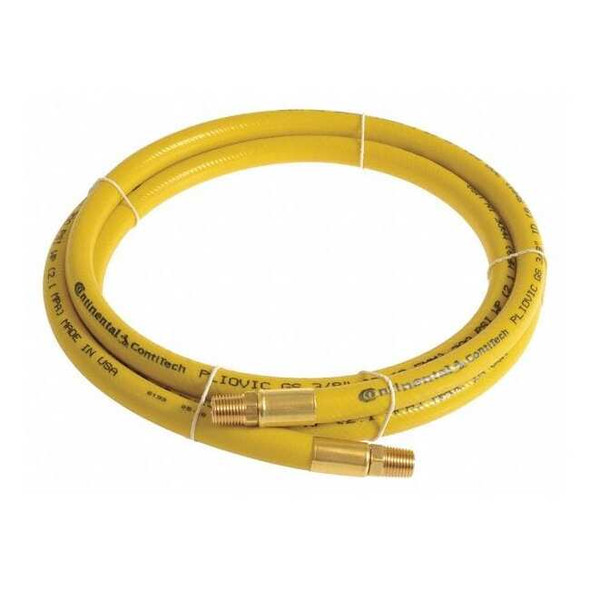 1/2" x 3 ft PVC Coupled Multipurpose Air Hose 300 psi YL