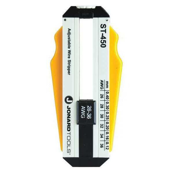 Ok Industries 3 7/8 in Adjustable Wire Stripper 26 to 36 AWG ST-450