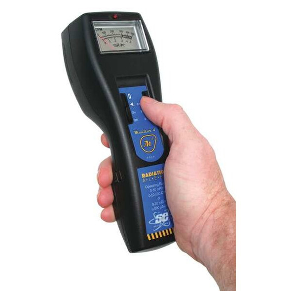 Radiation Alert Radiation Detector,0to500uSv/hr,Analog Monitor 4