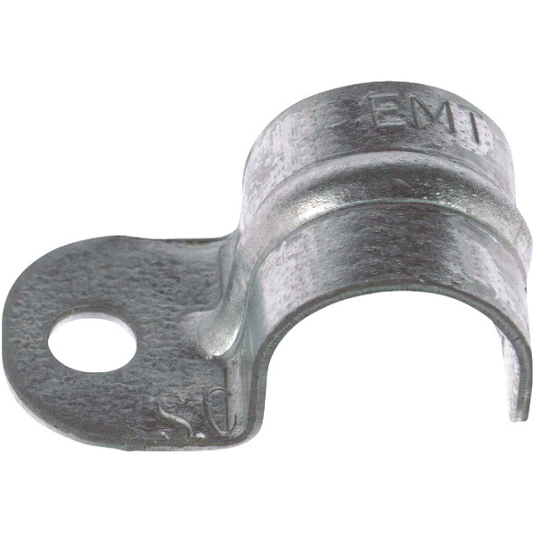 Halex 3/4 In. Click-On EMT 1-Hole Conduit Strap (100-Pack) 61507B Halex 3/4 In. Click-On EMT 1-Hole Conduit Strap (100-Pack) 61507B