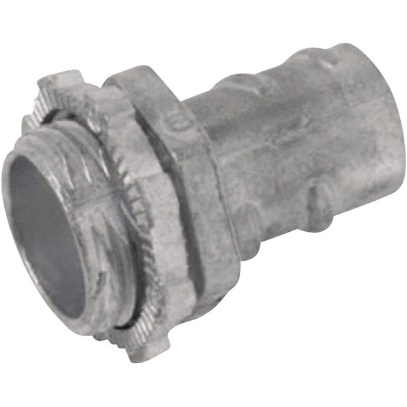 Halex 3/4 In. Screw-In Armored Cable/Conduit Connector (5-Pack) 20442