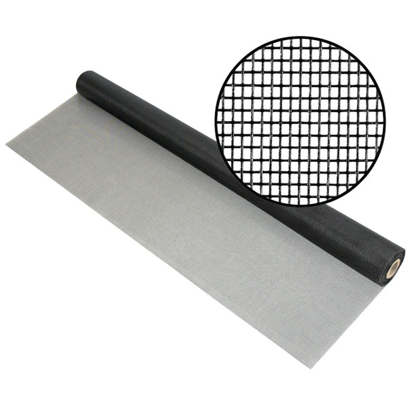 Phifer 60 In. x 100 Ft. Charcoal Premium Fiberglass Mesh Screen Cloth 3002526