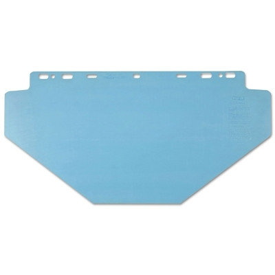 Universal Faceshield, Clear, 20 in L, 10 in H, PETG, Uncoated