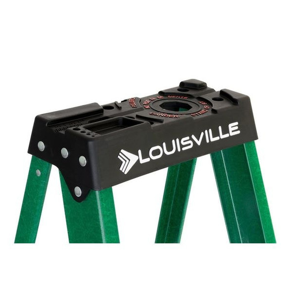 Louisville 4 ft Fiberglass Stepladder, 225 lb Capacity FS4004