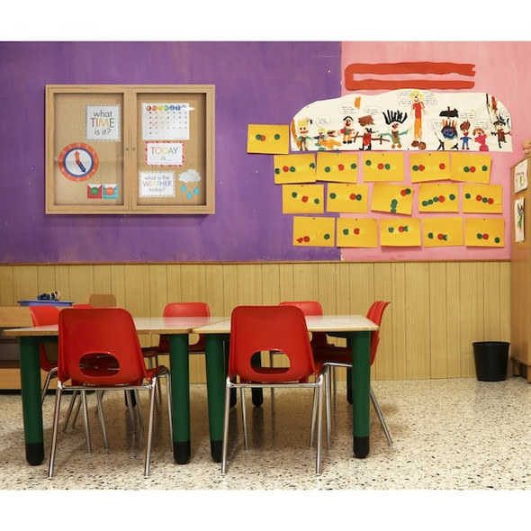 Ghent Enclosed Bulletin Board,Cork,36x48 In. PW23648K Ghent Enclosed Bulletin Board,Cork,36x48 In. PW23648K