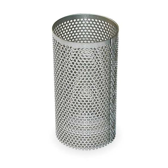 Strainer Screen,0.033" Perf, 1 5/8" L