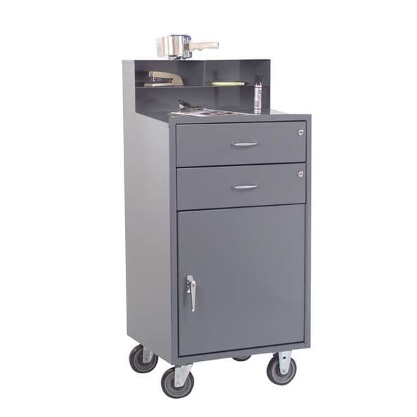 Durham Mfg Shop Desk,23 x 51 x 20 In,Gray FED-2023-95
