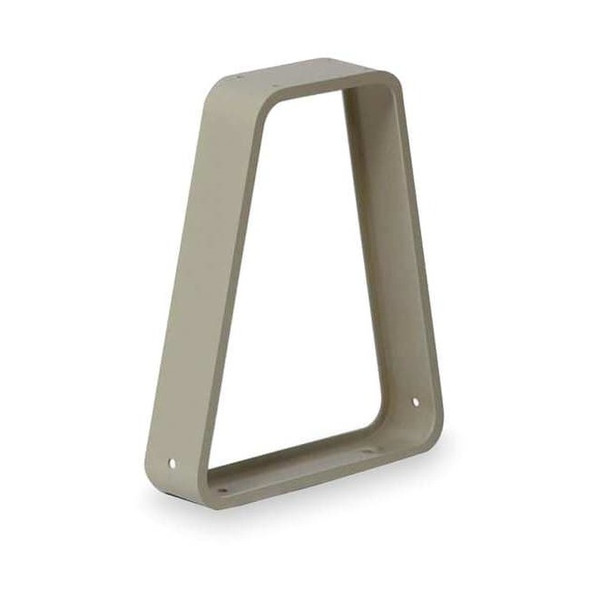 Hallowell Bench Pedestal,H 16 3/4 In,Aluminum 4820PT