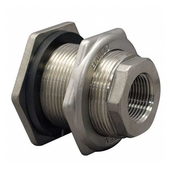 Banjo 3/4" FNPT 316 SS Bulkhead Tank Fitting TF075SS