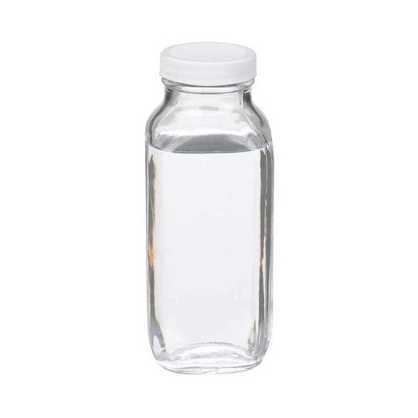 Wheaton Bottle,167 mm H,Clear,68 mm Dia,PK24 W216876