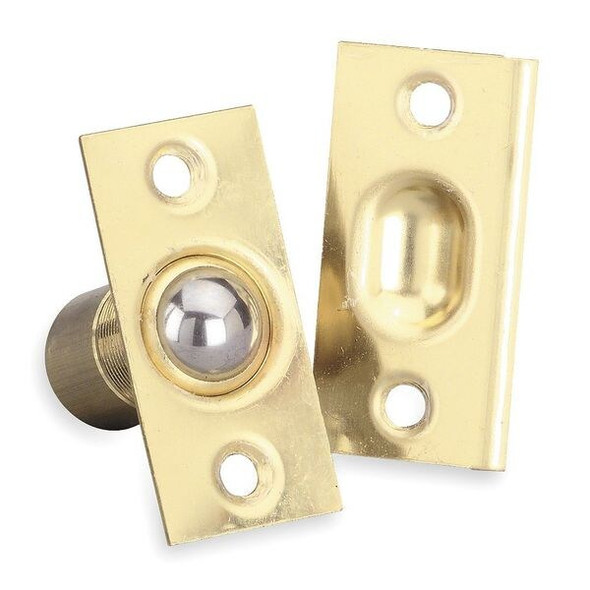 Grab Catch, Pull-to-Open, Ball, Catch/Latch Finish: Brass