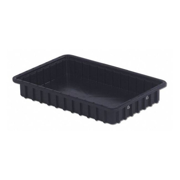 Polyethylene, Divider Box, Black, 16 1/2 in L, 2 1/2 in H