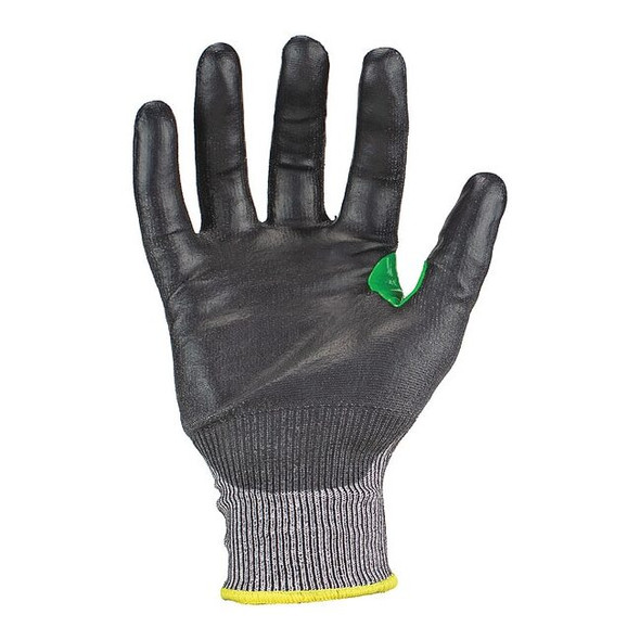 Knit Gloves, Cut Level A2 ,Dipped ,Polyurethane ,Smooth ,M 1 PR