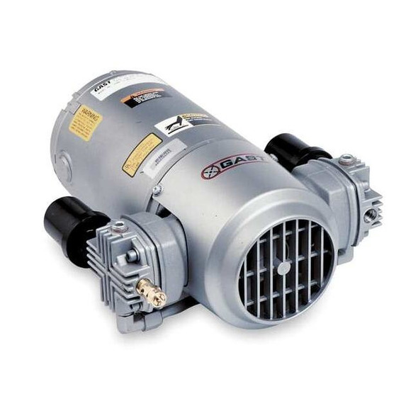 Gast Piston Air Compressor, 0.333 hp, 1 Phase 3HBB-32-M300AX