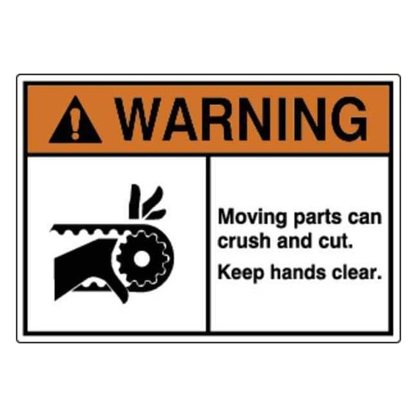 Label, Machine/Equipment, 3-1/2 in. H, PK5, HWL-535-724-5PK