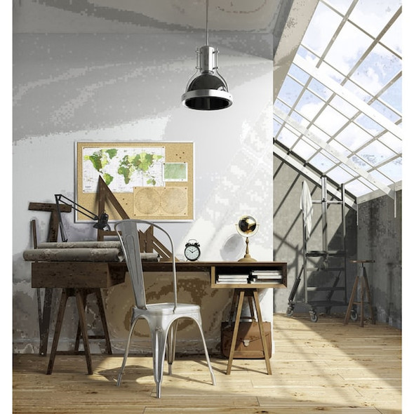 Ghent Cork Bulletin Board 60x48", Aluminum Frame AK45