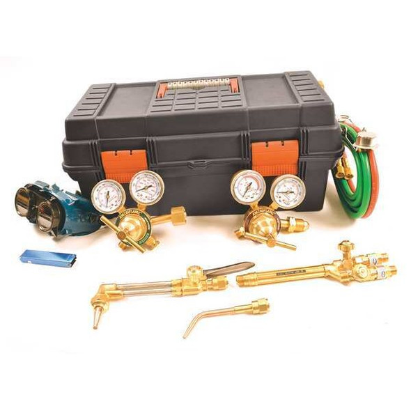 Gas Welding Outfit, AMERIFLAME Series, Acetylene, 9/16 in -18, B, MD1350CA, 13-0