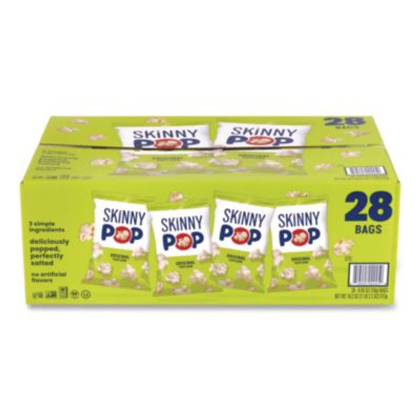 SkinnyPop® Popcorn, Original, 0.65 oz Bag, 24/Carton 52635