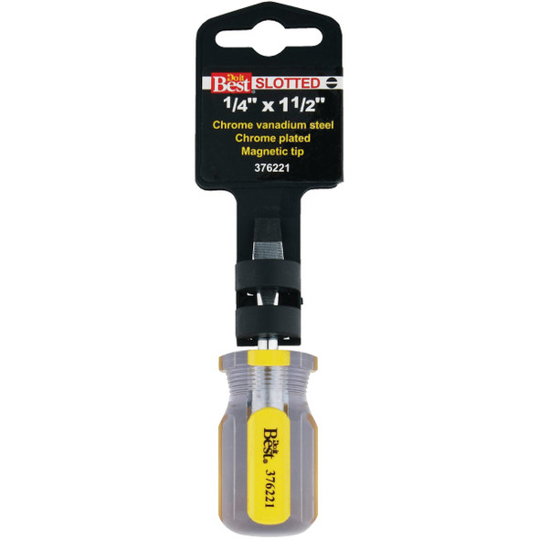 Do it Best 1-4 In. x 1.5 In. Slotted Screwdriver 376221 376221