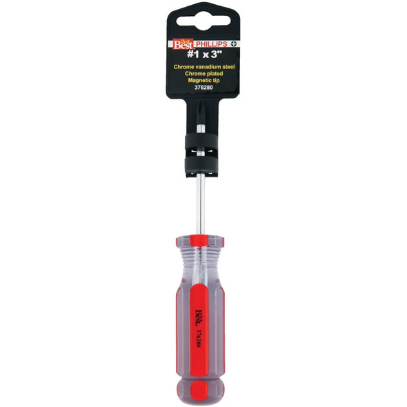 Do it Best #1 x 3 In. Phillips Screwdriver 376280 376280
