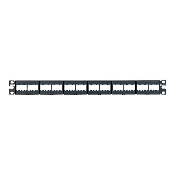 Panduit Patch Panel,Mini-Com,Rack Mt,24 Port CPP24WBLY