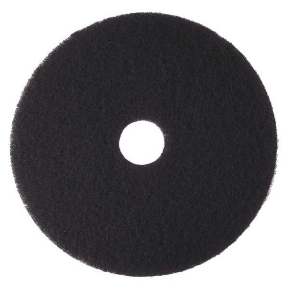 Tough Guy Stripping Pad,Black,Size 17",Round,PK5 402W16