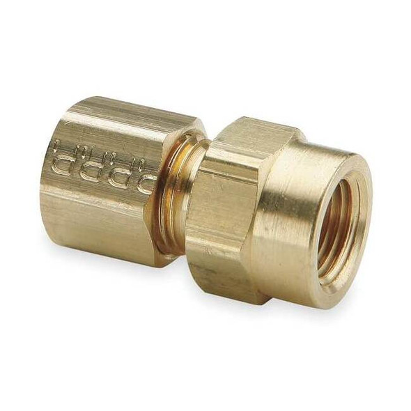 Parker 5/16" Compression x 1/4" FNPT Brass Connector 10PK 66C-5-4