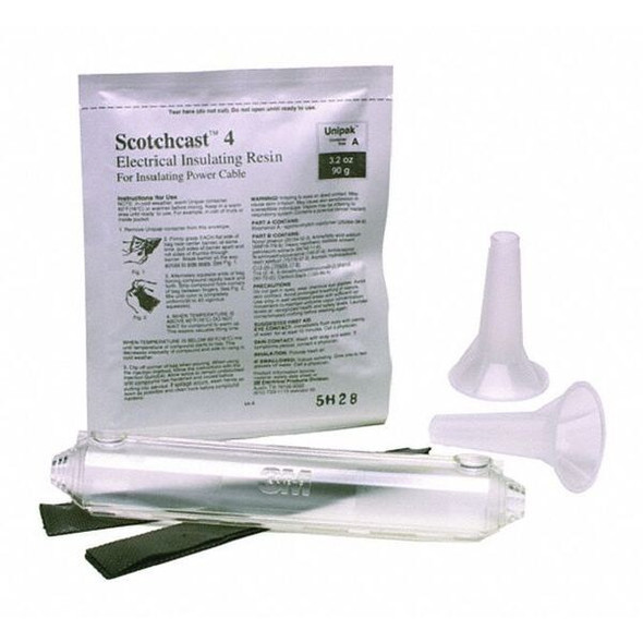 3m Splice Kit, 4/0 AWG Max, Black, Epoxy Insulation, 10,000 V 90-B1N