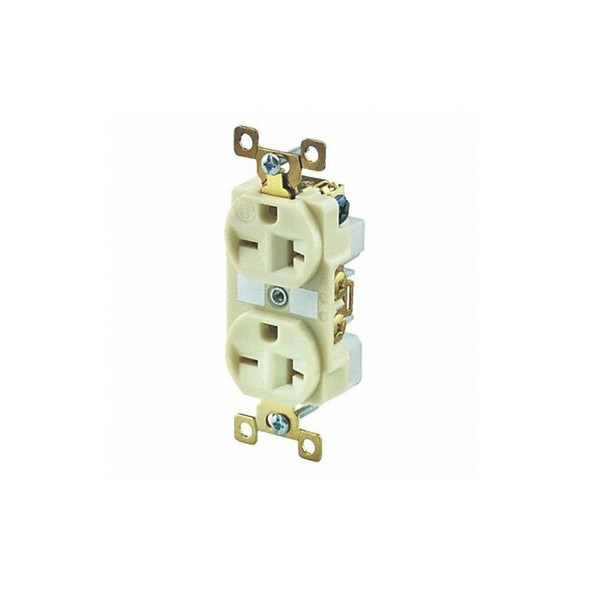 Bryant Receptacle,Ivory,20A,6-20R NEMA Config. BRY5462I Bryant Receptacle,Ivory,20A,6-20R NEMA Config. BRY5462I