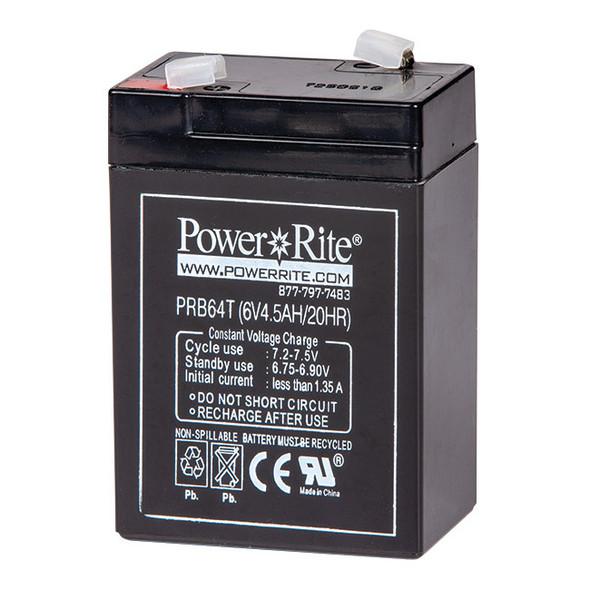 Power Rite® Battery, 6V, 4.5 Ah, 1/Each
