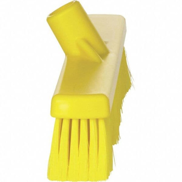 Vikan 16 in Sweep Face Broom Head, Medium, Synthetic, Yellow 31796