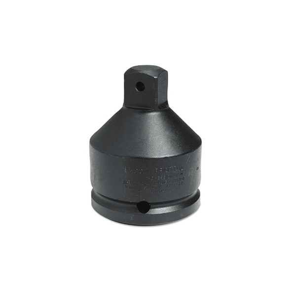 Impact Socket Adapter, 1/2 in Female Dr, 3/8 in Male Dr, 1-7/16 in L, Pin Lock