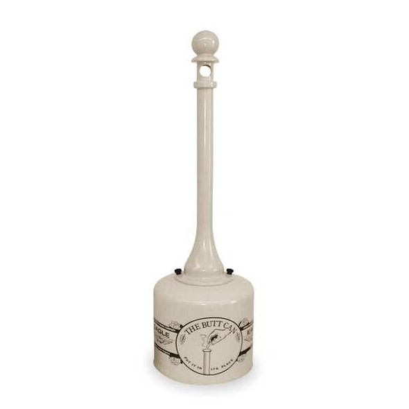 Eagle Mfg Cigarette Receptacle,5 gal.,Tan 1205BEI