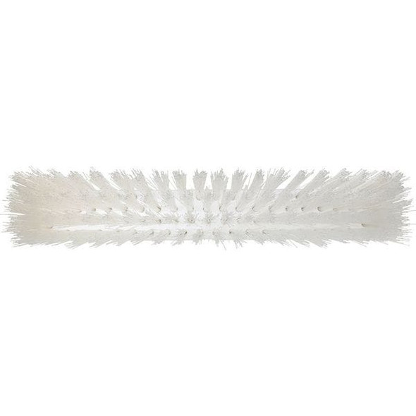 Vikan 2 1/2 x 19 in Sweep Face Broom Head, Stiff, Synthetic, White 29205