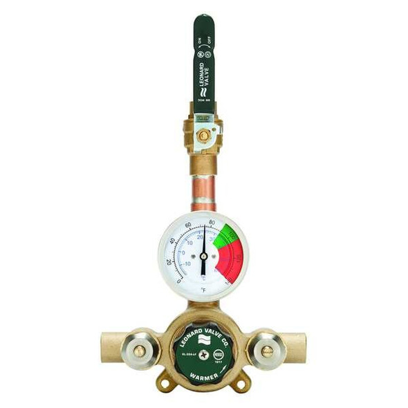 Leonard Valve Mixing Valve,Lead Free Bronze XL-32A-LF-BDT