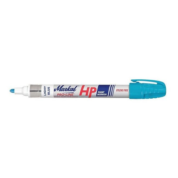 Markal Paint Marker, Medium Tip, Light Blue Color Family, Paint 96971