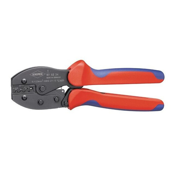 Knipex 8 3/4 in Crimper 27 to 13 AWG 97 52 34