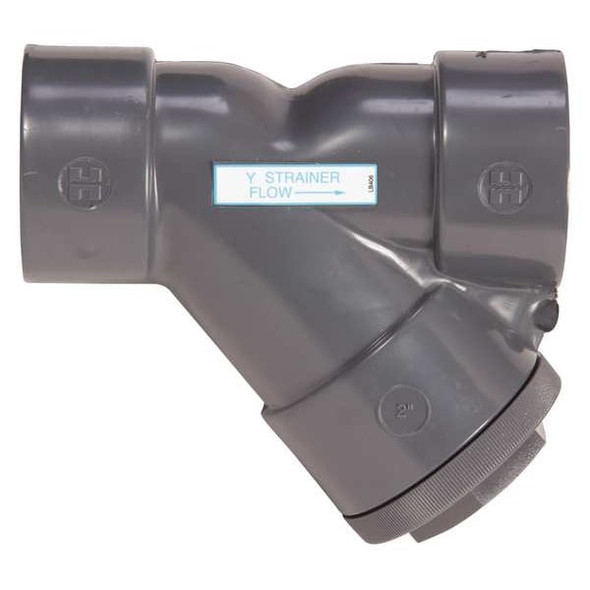 Hayward Flow Control Y Strainer,5 7/8" H,20 mesh,PVC YS10150T