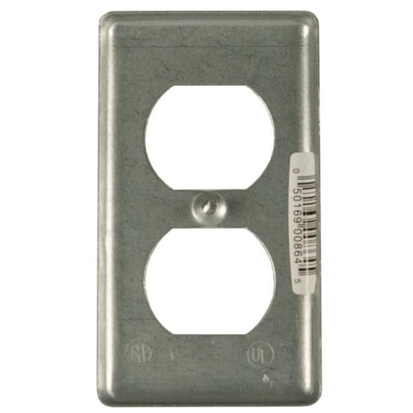 Raco Electrical Box Cover,Rectangle,7/32 L 864 Raco Electrical Box Cover,Rectangle,7/32 L 864