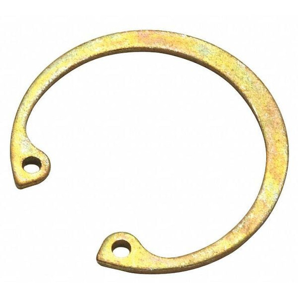 Internal Retaining Ring, Steel, Zinc Yellow Finish, 5/8 in Bore Dia., 50 PK