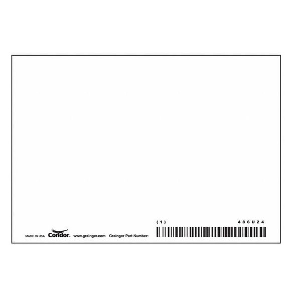Condor Safety Sign,5"W,3-1/2"H,0.055" Thickness 486U24