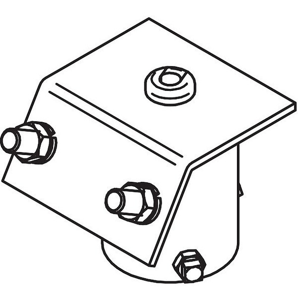 Exo Wall/Pole Mounting Bracket,2"Lx2"W x 4"H 4024C