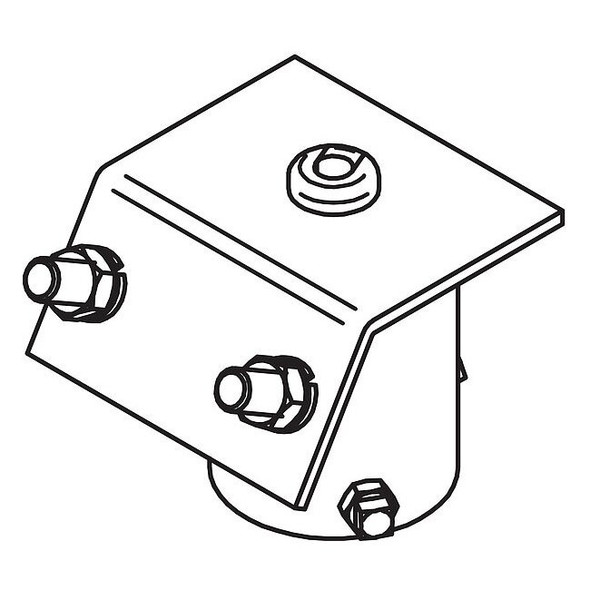 Exo Wall/Pole Mounting Bracket,2"Lx2"W x 4"H 4024C