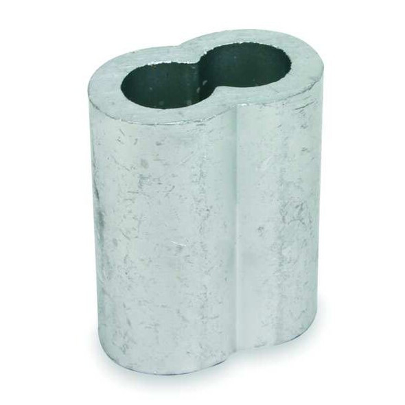 Dayton Wire Rope Sleeve,3/32 In,Copper,PK25 1DLF3