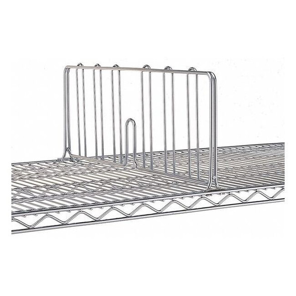 Metro Shelf Divider,2inx8inx18in,Steel,PK6 DD18C