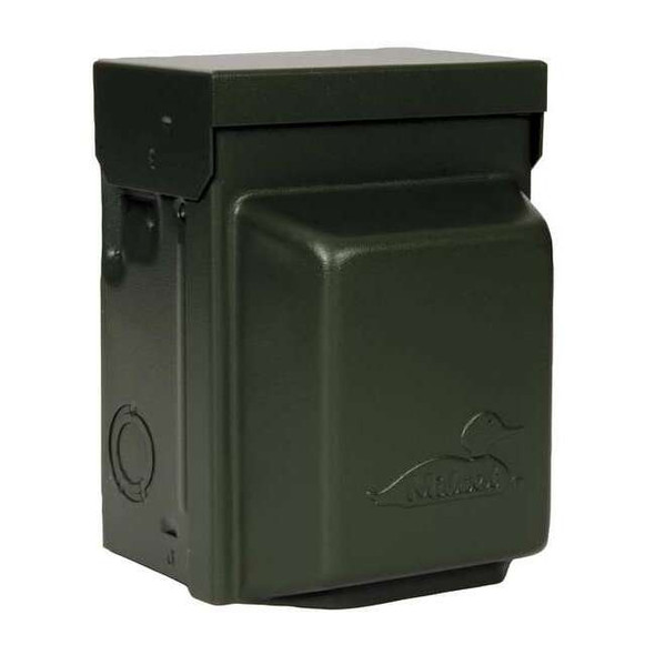 Steel Unmetered Surface Power Outlet, 7-1/8 in H, 5-3/16 in D, NEMA 3R