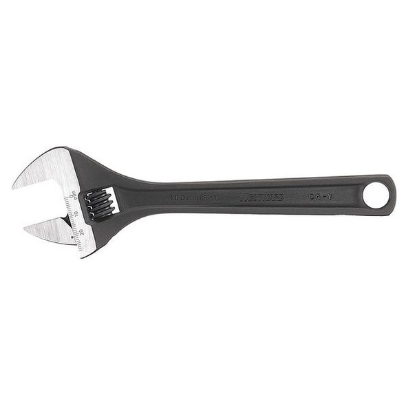 Westward Adj. Wrench,10",1-5/16" Cap.,Black 31D015
