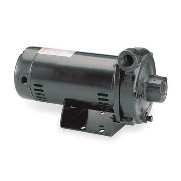 Dayton Cast Iron 1 HP Straight Center Discharge Pump 115/230V 4RU78