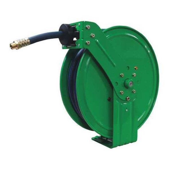 Speedaire Spring Return Hose Reel,3/8" MNPT,50 ft 49AE06 Speedaire Spring Return Hose Reel,3/8" MNPT,50 ft 49AE06